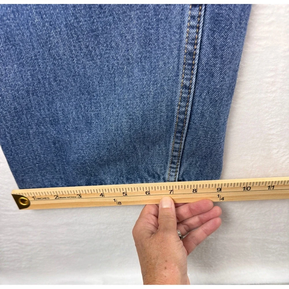 Levi's 505 Regular Fit Jeans Men's 40x32 Light Wash Straight Leg 100% Cotton